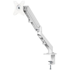 The Uniteki FMGT81W mount for the monitor, the bracket to the table on the clamp, gas elevator, diagonal 108138