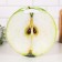 Board cutting and serving round kitchen "apple in section", 25.5 cm