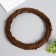 Ring Roadan for manufacturing a dream catcher "dark brown" d = 20 cm