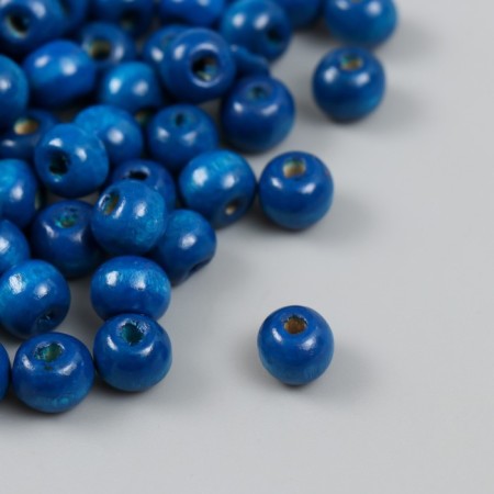 Beads for creativity tree "Blue" d = 0.8 cm set 20 grams