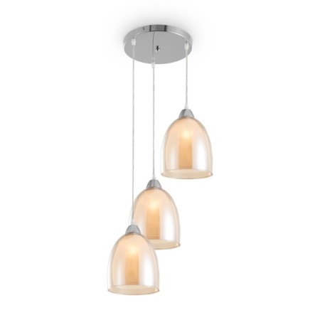 Suspended lamp Freya Fr5375PL-03CH1 ASTERY, 370x370x900 mm, E27, 3x60W, color chromium-1