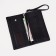 Women's wallet on magnets, black color