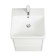 Tumbing under the Aquaton Skandi sink, 45 cm, white matte color, white glossy