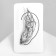 Earring "Kaff" Fire, color silver