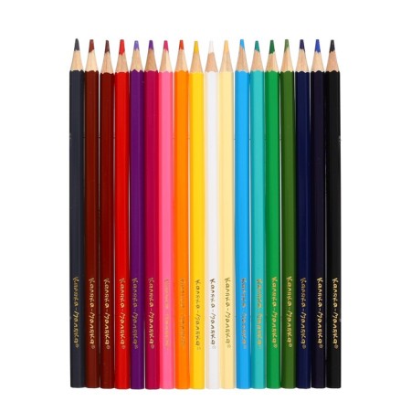 Pencils of 18 flowers "Kalyak-Malyak", hexagonal-1