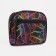 Lightning cosmetic bag, external pocket, black color