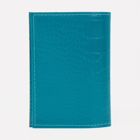Cover on a pension certificate, turquoise color-1