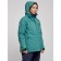 Ski jacket female winter, size 54, green color