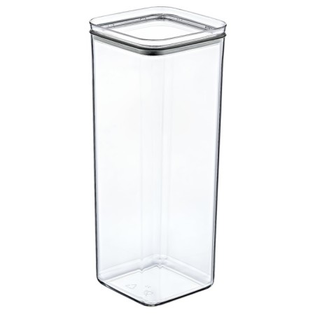 Emhouse storage container, with a lid and silicone seal, square, 2 l