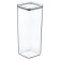 Emhouse storage container, with a lid and silicone seal, square, 2 l