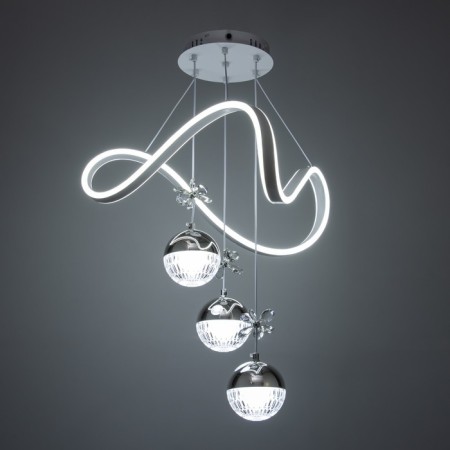 Lamp with DDD "Fior" LED 140W 3000-6000K White 49x49x15-115 cm-4