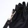 Cross-Body bag on puff, black color