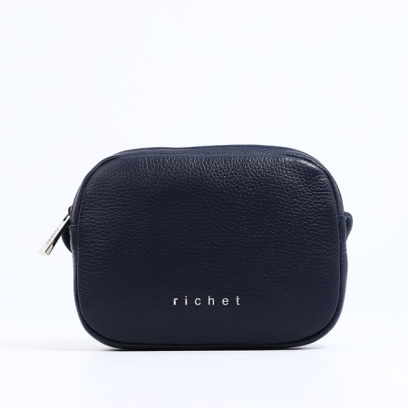 Richet Cross-Boda Bag on a zipper, blue color
