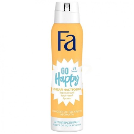 Aerosol deodorant FA Go Happy "Create the mood", 150 ml