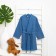 Wafel children's robe I "BOHO" R.34 (122-128 cm) col. Blue, 100%HL, 290 g/m2