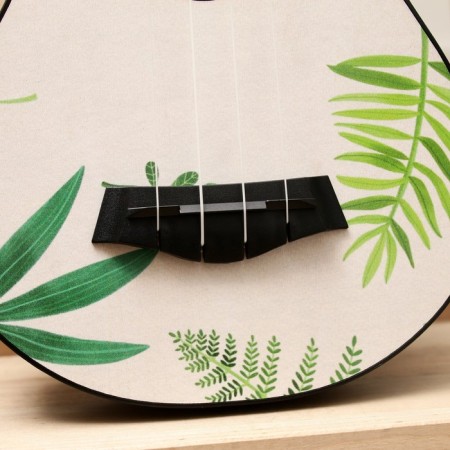 Укулеле сопрано Music Life, листья-4