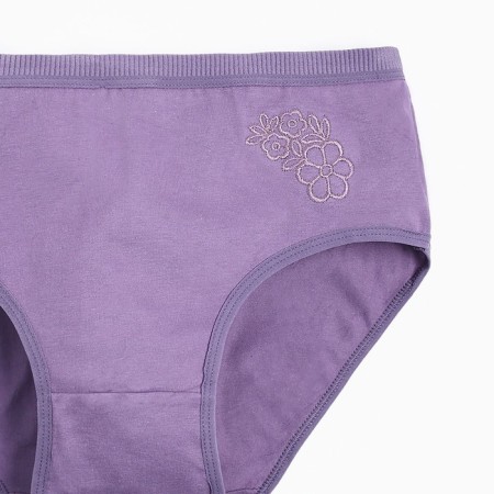 Panties female color dark purple, size 48-50-1