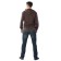 Hoods male, size 52, brown color