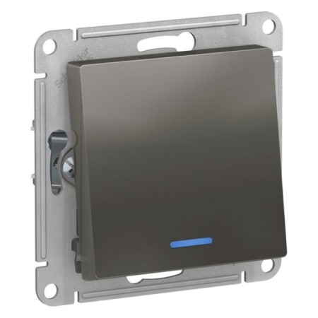 Sche Atlasdesign Sche ath000963 switch, 1 key, joint venture, 10a, IP20, steel