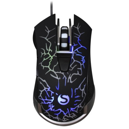 Mouse Sunwind SW-M705G black optical (3600DPI) USB for a laptop (6but)-3