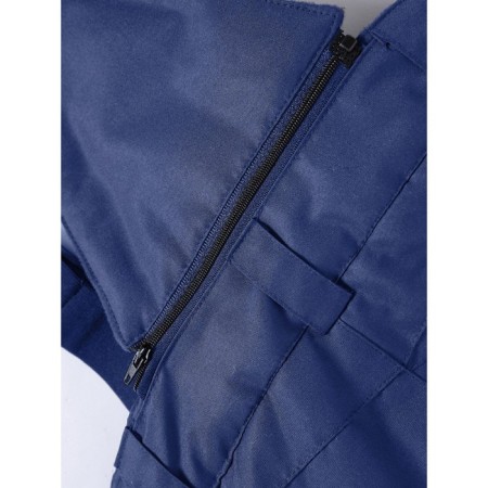 Ski pants for a boy, height 110 cm, dark blue color-8