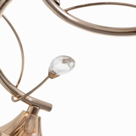 Rafael chandelier 5x60W E27 gold 61x61x22.5cm-6