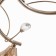 Rafael chandelier 5x60W E27 gold 61x61x22.5cm