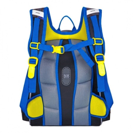 Frame backpack 35 x 28 x 15 cm, Across 178, filling: bag, pencil case, blue ACR22-178-2-3