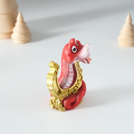 Polystone souvenir "Snake with a hill" mix 5.5x4x8 cm-2