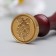 Printing for wax with a wooden handle "Grapes" 9x2.5x2.5 cm