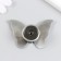 Handle for the casket metal "Butterfly" rhinestones, aged silver 3.6x5.5x2.2 cm