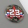 Supply magnet "February 23", Diam. 5 cm