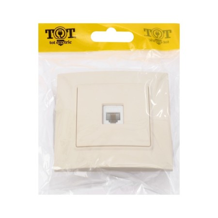 Single one -seated tot elegant telephone, hidden, beige-4