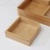 Box for storage of the share Striata, 28 × 28 × 7 cm, bamboo
