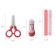 Children's manicure set (scissors, kniper, files), red color