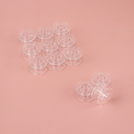A set of rumps, d = 20 mm, 12 pcs, the color is transparent-1