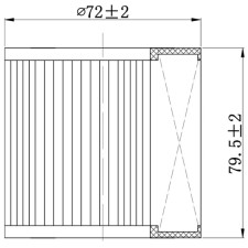 Oil filter Totachi to-1249