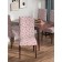 Decorative case on a chair with a back