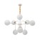 Causte "Punto" 9he27 white-gold 76x76x78 cm