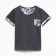 T-shirt for nursery, dark gray color, height 134cm