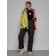 Ski jacket female winter, size 48, yellow color