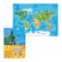 Gluebring table for pvc creativity (folding), 700 x 500 mm, multi-bullets "Map of the World"