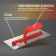 SHOMENTER, steel, plastic handle, straight, 125 x 280 mm