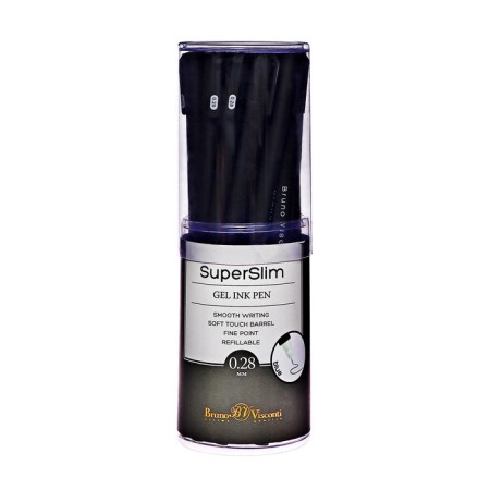 Hand "Super Slim. Black" gel, 0.28 mm, blue-4