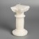 Figure candle "Big column", 10x5 cm, white