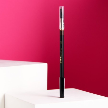 Eyebrow pencil Kiki, with a brush, tone 04 (dark brown)-6