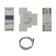 The digital thermostat RX-257 is programmable, with the operating ranges (on the DIN-RAC) Rexant 1080728