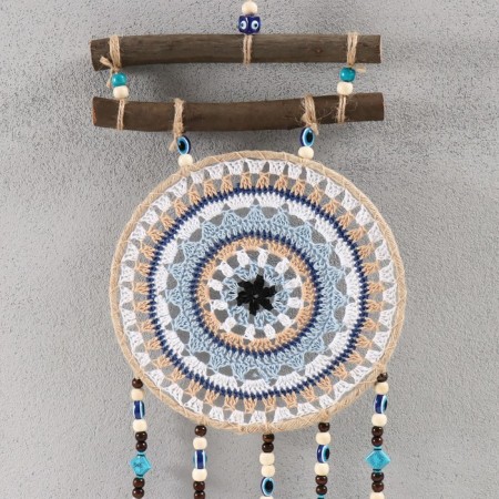 Dreams "Knitted circles" Cold colors 20x55 cm-1