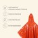 Maclay raincoat, foil, 100x125 cm, orange color