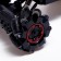 Radio-controlled machine "Jeep-Akobat", 4WD, movement in all directions, batteries, red color